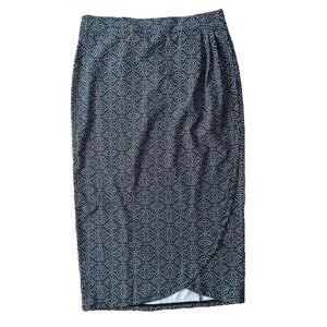Ripskirt Hawaii The Original Wrap Skirt Length Black And White Size Small Rip